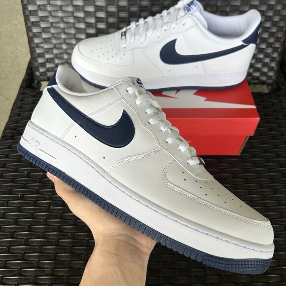 Nike Other - NIKE AIR FORCE 1 '07 WHITE MIDNIGHT NAVY Size 15